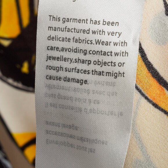 Stella McCartney Resort 2020 Kaela White Horse-Print High-Neck Midi Dress - Picture 13 of 14